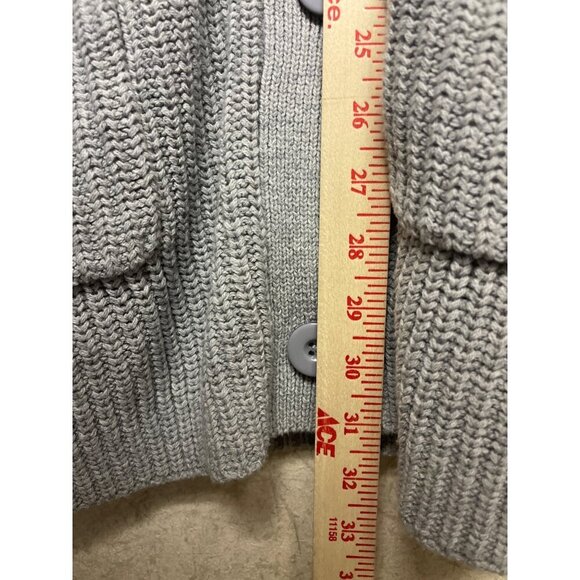 Women Within Women's Grey Knit Button Close Cardigan Sweater Plus  26/26 26 28 - Picture 7 of 9